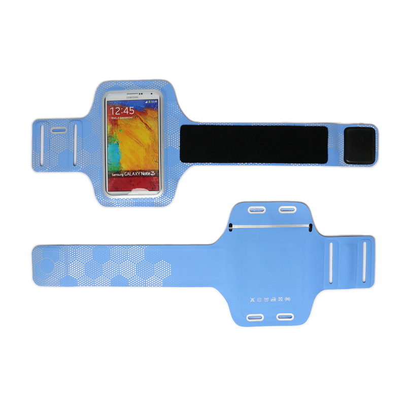 Blue Handy beállítható Sport Armband for Smartphone