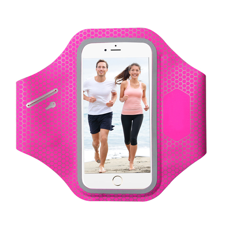 Egyedi Elasztikus Reflektív Fitness Smartphone Case Sport Armband